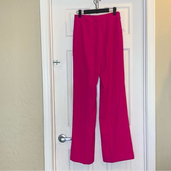 Zara Pink High Rise Wide Leg Trouser Pants Size XS Inseam 34” - Picture 10 of 10